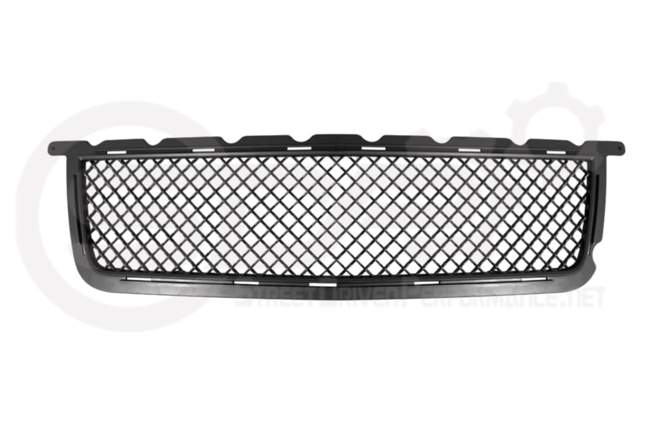 2009-2015 Cadillac CTS-V V2 -  Black front grilles set (blank no emblem)