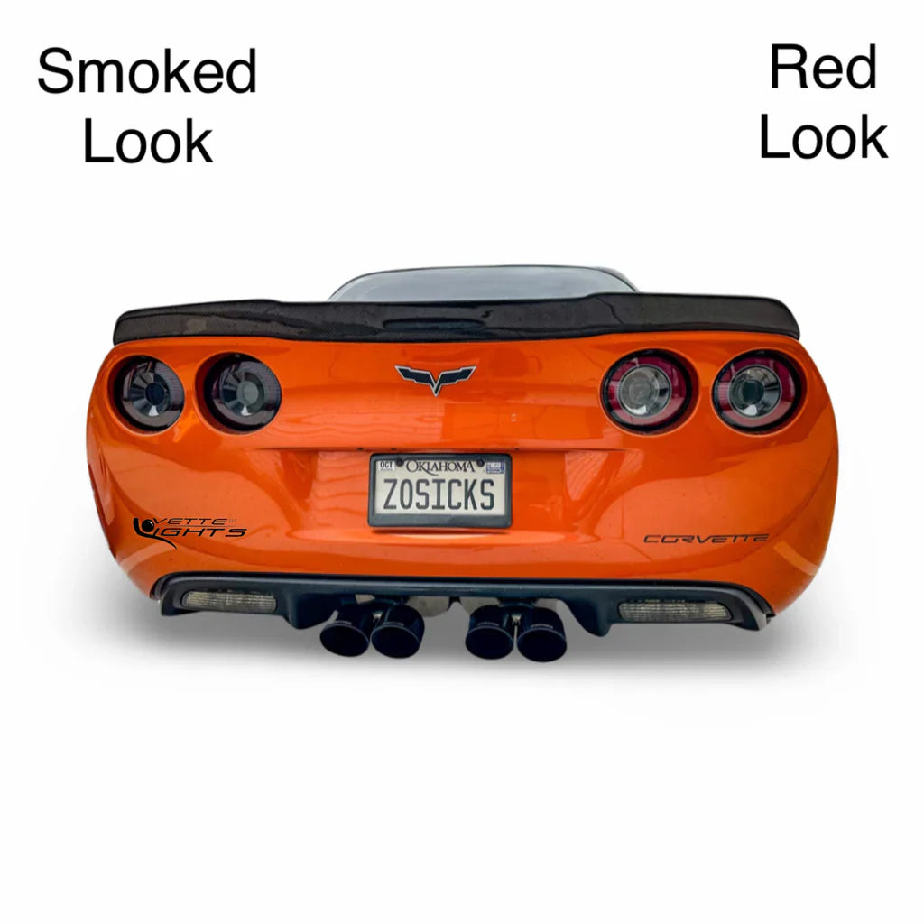 2005-2013 CORVETTE C6 | INFIRAI LED TAIL LIGHTS PAIR (SMOKED, RED, RED/SMOKED)