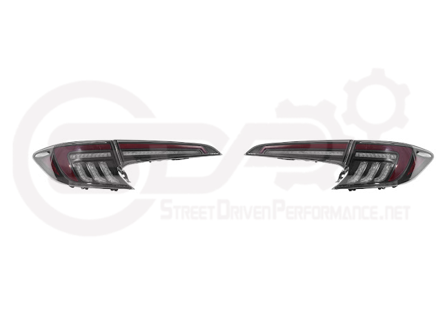 2019-UP COROLLA HATCHBACK GR SEQUENTIAL SIGNAL LED CLEAR REAR TAILLIGHTS PAIR