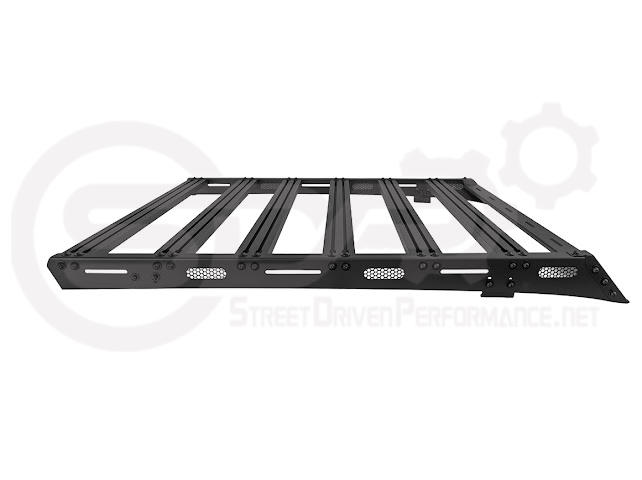 2016-2023 Toyota Tacoma | Extreme Off-Road Version 2 Carbon Steel Black Top Roof Rack Cargo Luggage Carrier