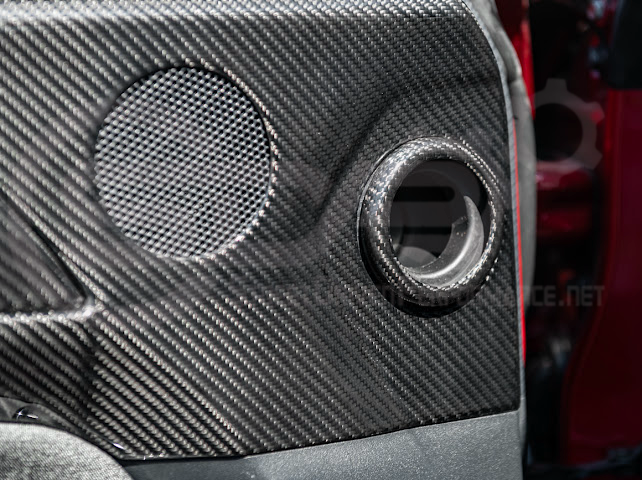 2024-Up Ford Mustang S650 | Factory Style Dry CARBON FIBER Interior Door Speaker Cover (Pair)