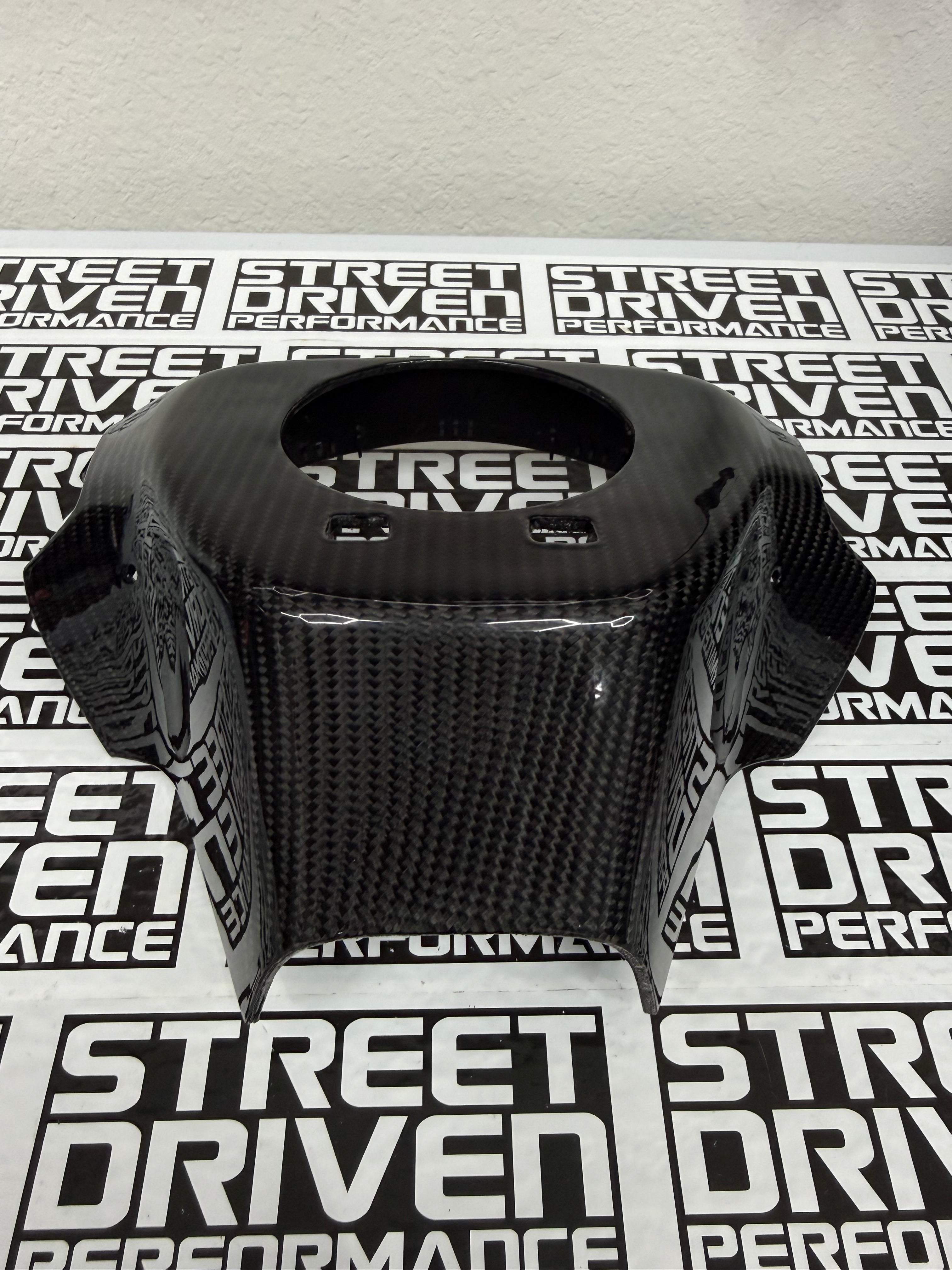 2016- 2019 Cadillac CTS CTS-V V3 & ATS ATS-V | Carbon Fiber Rear Cover Trim for Steering Wheel