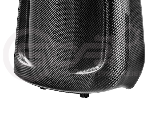 Pair of carbon fiber seat back panels for Cadillac CT5-V and Blackwing interior dash and trim, from Street Driven Performance.