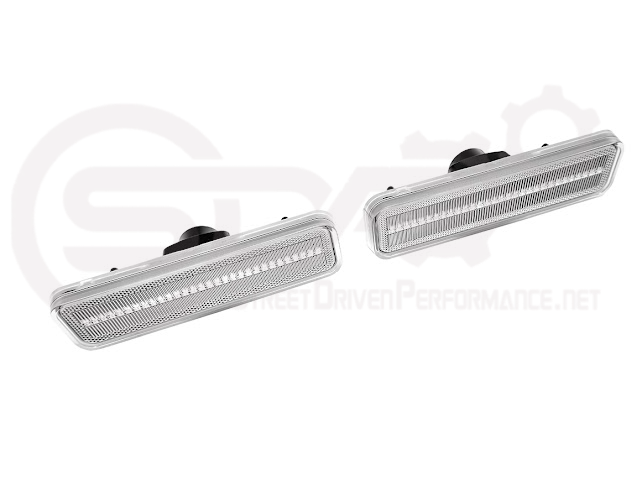 1972-1974 Dodge Charger | Front Side Marker Lens Amber Light LED Pair (Clear / Amber / Smoke)