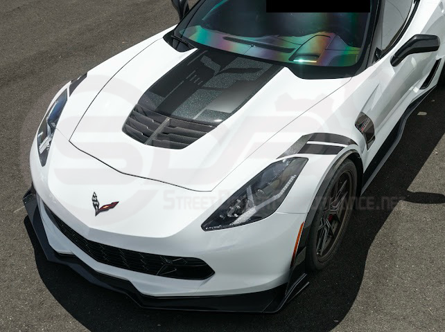 2014-2019 CORVETTE C7 BASE | JAKE SKULL LOGO HOOD VINYL DECAL STRIPE