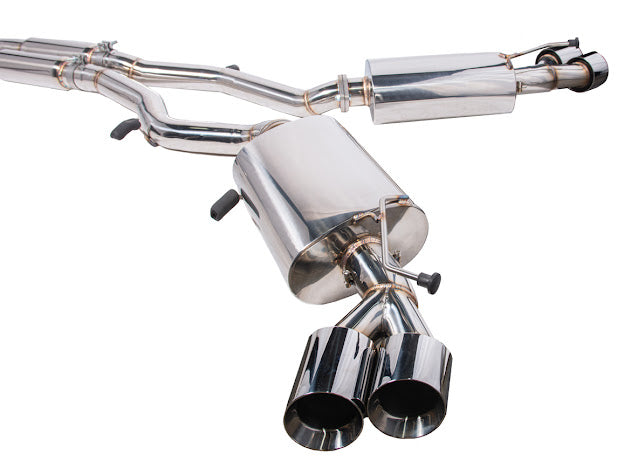 2016-PRESENT CHEVROLET CAMARO V8 COUPE QUAD TIPS CAT BACK EXHAUST