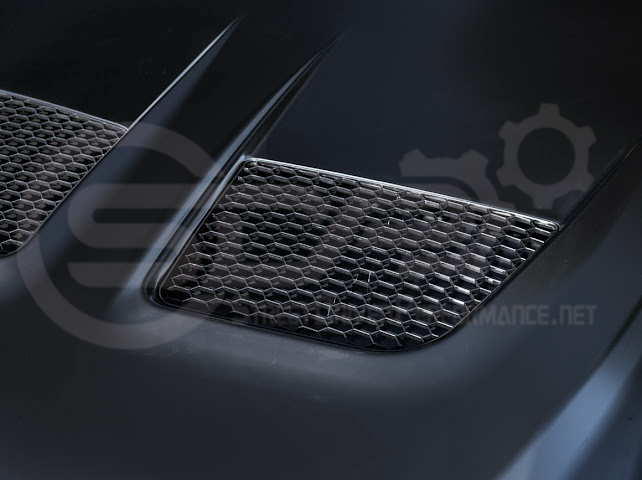 2018-2023 FORD MUSTANG S550 | GTD STYLE ALUMINUM FRONT AIR VENTED HOOD