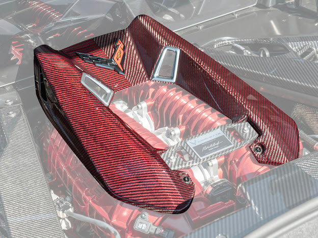 2023+ CORVETTE C8 Z06 CARBON FIBER ENGINE COVER