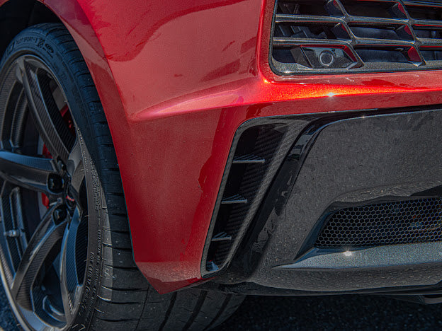 2023+ CHEVROLET CORVETTE C8 Z06 |REAR DIFFUSER SIDE VENT COVER PAIR