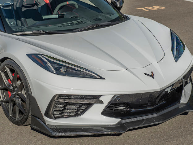2020+ CORVETTE C8 STINGRAY & Z51 | SDP PERFORMANCE TRACK EDITION FRONT SPLITTER LIP GROUND EFFECTS