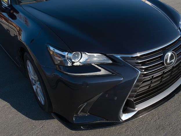 2016-2020 Lexus GS-Series JDM Lexon Style CARBON FIBER Front Bumper Lip Splitter