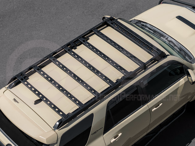 2010-2024 Toyota 4Runner | Carbon Steel Black Top Roof Rack Cargo Carrier