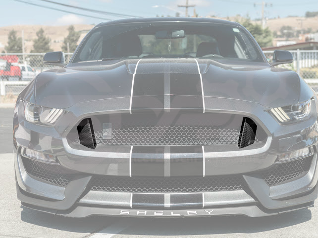 2015-2020 FORD MUSTANG SHELBY GT350 | FRONT UPPER GRILLE INSERTS PAIR