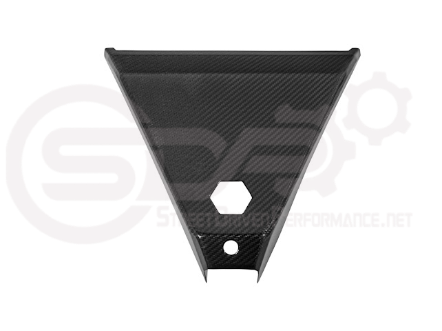 2024-Up Tesla Cybertruck | Interior DRY Carbon Fiber Rear View Mirror Upper Trim Cover
