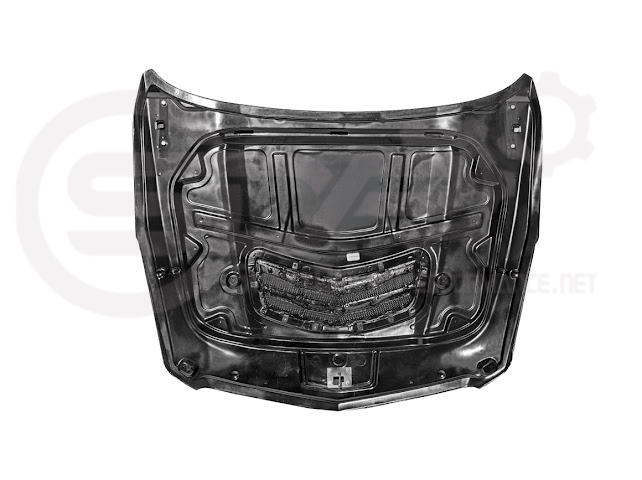 2016-2019 Cadillac ATS / ATS-V - Carbon Fiber Vented Front Hood