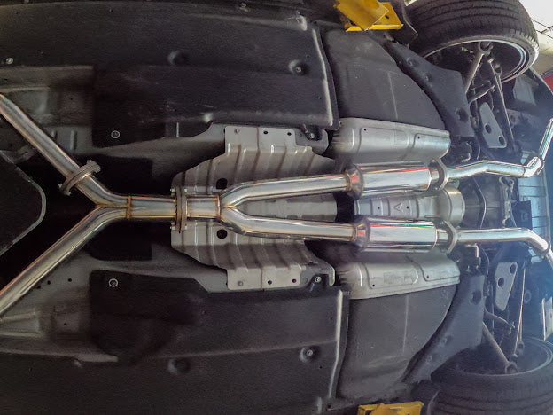 2017-PRESENT INFINITI Q50 2WD 2.5" STAINLESS STEEL RESONATED MID PIPE