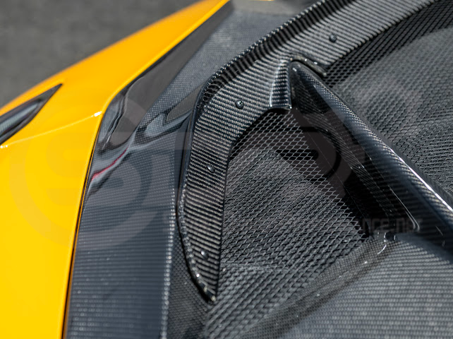 *IMPERFECTION / DISCOUNTED* 2020+ Corvette C8 | ZR1 Style Replica CARBON FIBER Front Hood