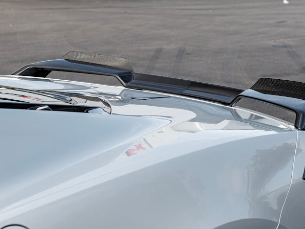 2020+ CORVETTE C8 Z51 | REAR TRUNK SPOILER *ADD-ON* WICKER EXTENSION PAIR