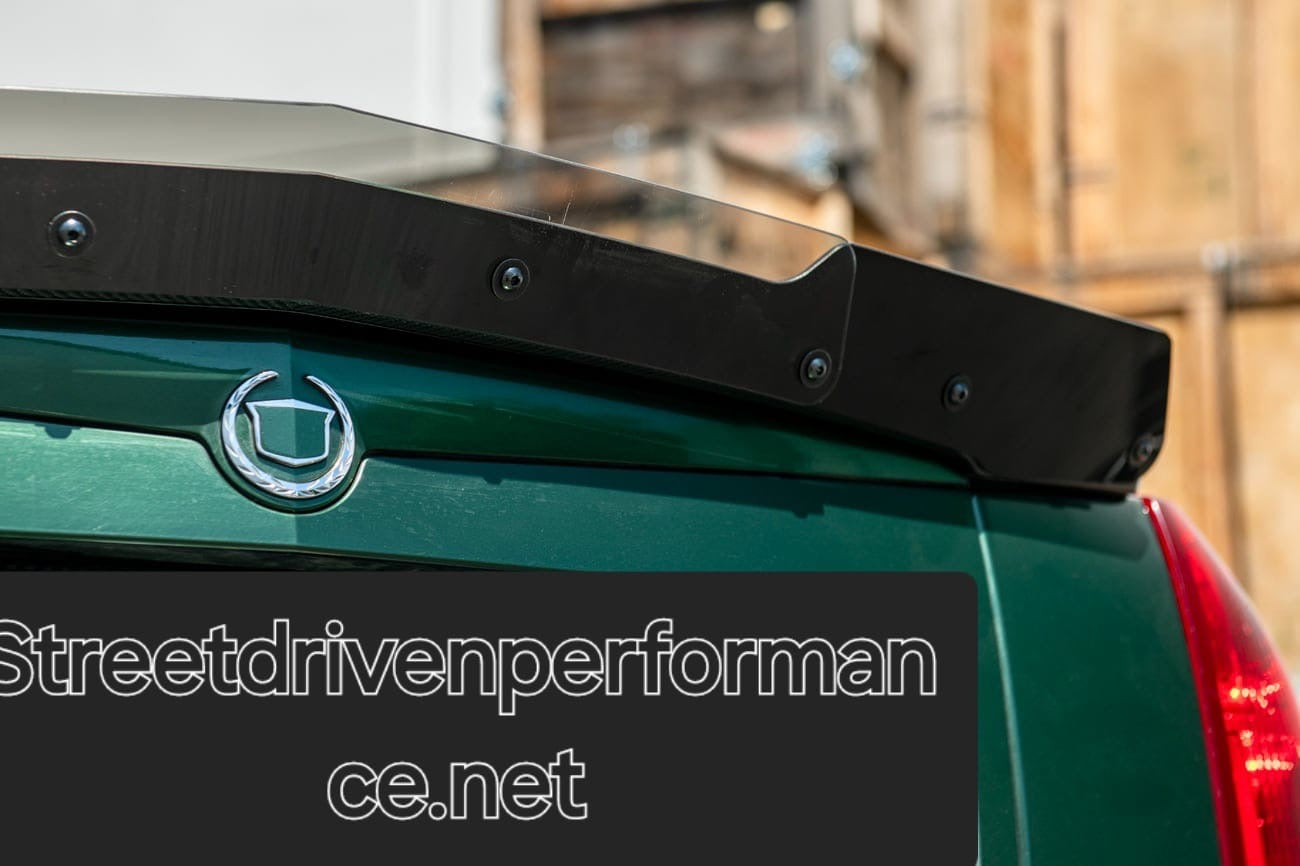 2003-2008 Cadillac CTS-V, V1 | SDP Performance Style CARBON FIBER Wickerbill Spoiler Wing