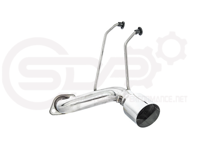 Mazda MX-5 Miata ND 2016-2025 axle back exhaust with 4-inch burnt or chrome tips, Street Driven Performance muffler delete system