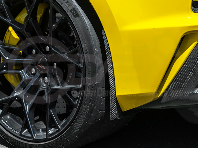2023-UP CORVETTE C8 E-RAY, Z06, & ZR1 | FACTORY EXTENDED XL VERSION 2 FRONT & REAR MUD FLAPS SPLASH GUARD PAIR