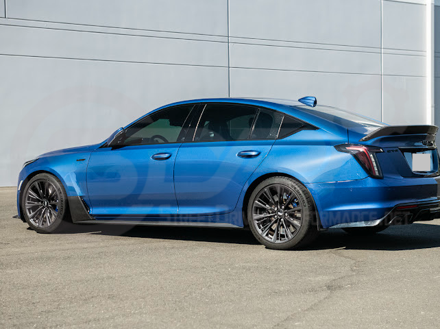 2022-Present Cadillac CT5-V Blackwing | CARBON FIBER Lower Side Fender Vent Trim Panel Replacement (Pair)