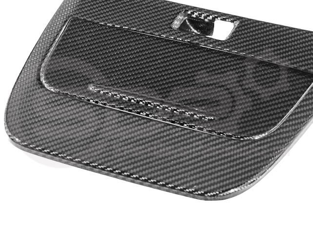 2021-Up Ford F-150 | Dry Carbon Fiber Overhead Console Front Map Lamp Frame Panel