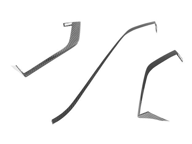 2020+ CHEVROLET CORVETTE C8 CARBON FIBER UPPER DASH PAD TRIM COVER KIT