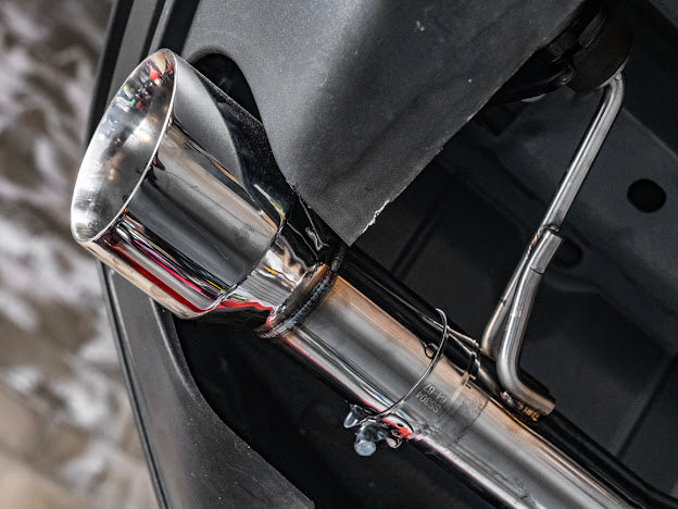 2024-Up Ford Mustang GT 5.0L | T-304 Straight Through Cat Back Dual Tips Exhaust
