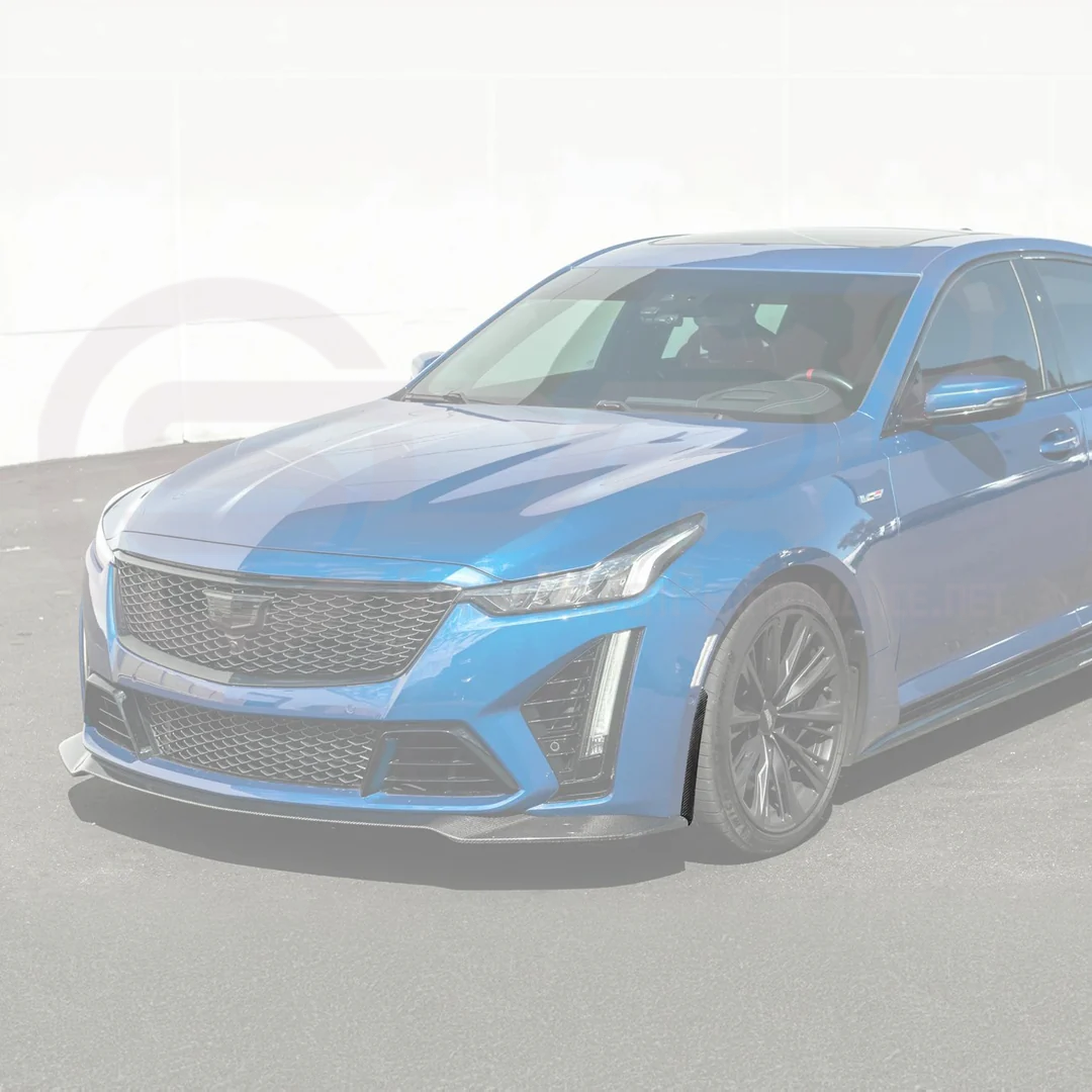 2020-2024 CADILLAC CT5-V BLACKWING SEDAN | FRONT LIP SPLITTER GROUND EFFECTS & WHEEL ARCHES