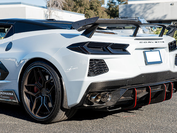 2020+ CHEVROLET CORVETTE C8 | DARK TINTED REAR LIGHT COVER