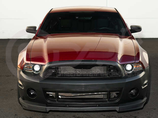 2010-2014 MUSTANG S197 | GT500 STYLE FRONT BUMPER COVER UPPER LOWER GRILLE LIP SPLITTER