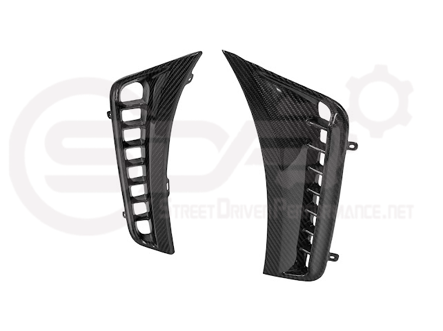 2025-Up Toyota GR Corolla | CARBON FIBER Bumper Side Air Inlet Vent Garnish Trim Pair