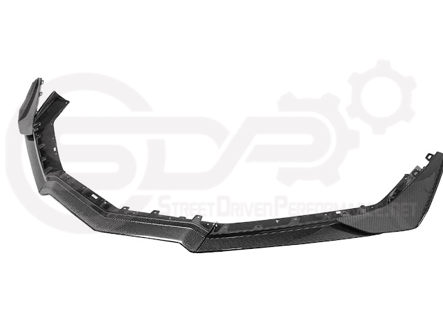 2023+ CHEVROLET CORVETTE C8 Z06 & E-RAY | Z07 PERFORMANCE PACKAGE CARBON FIBER LIP SPLITTER GROUND EFFECTS WITH NO DRILL CANARDS