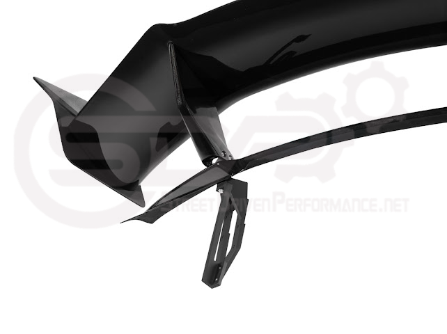 2020-UP CORVETTE C8 STINGRAY & Z51 | ZR1 STYLE CARBON FLASH REAR HIGH WING SPOILER BRACKET