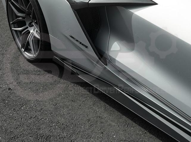 2023-UP CHEVROLET CORVETTE C8 Z06 & E-RAY | SDP PERFORMANCE TRACK STYLE SIDE SKIRTS ROCKER PANEL GROUND EFFECTS