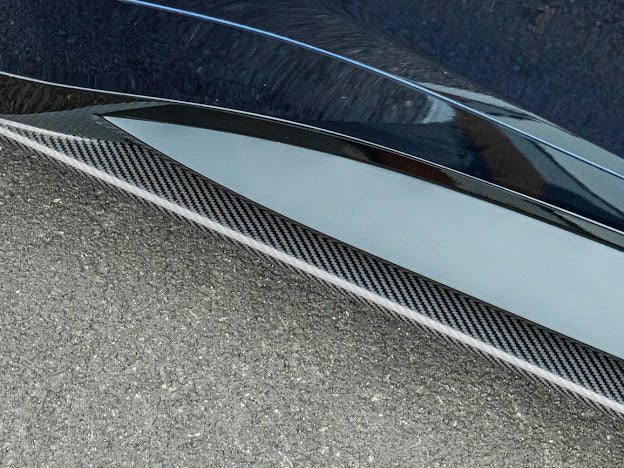 2021-Up BMW G82 G83 M4 M-Performance Extended Style | CARBON FIBER *ADD-ON* Side Skirts Extension Rocker Panel Ground Effects