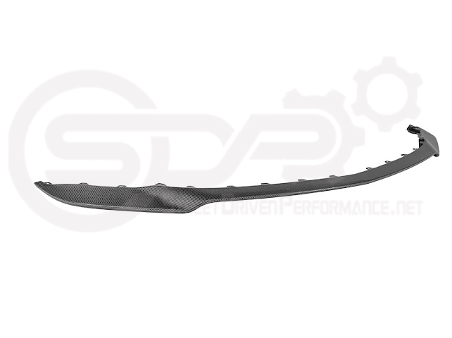 2025-present Cadillac CT5-V Blackwing factory OEM style carbon fiber front lip splitter and wheel arches, ground effects, sleek and sporty.