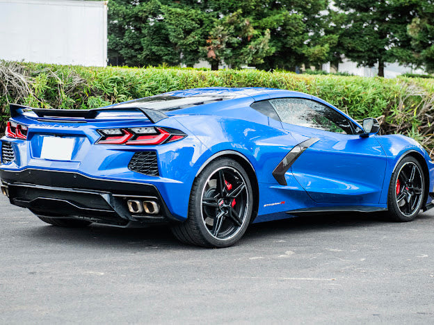 2020+ CHEVROLET CORVETTE C8 CARBON FIBER SIDE WHEEL FENDER PAIR