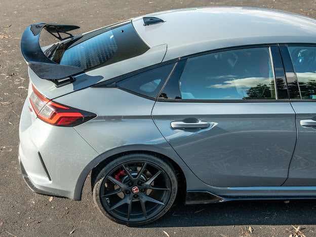 2023-UP HONDA CIVIC FL5 TYPE-R | JDM FACTORY STYLE CARBON FIBER REAR HIGH WING SPOILER