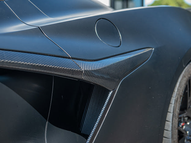 2023+ CORVETTE C8 E-RAY / Z06 | CARBON FIBER DOOR SCOOP