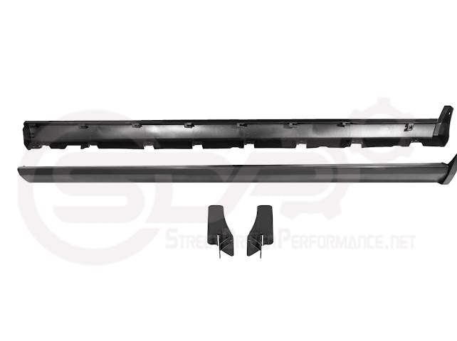 2010-2014 FORD S197 MUSTANG | GT500 STYLE SIDE SKIRTS EXTENSION PAIR ROCKER PANELS GROUND EFFECTS
