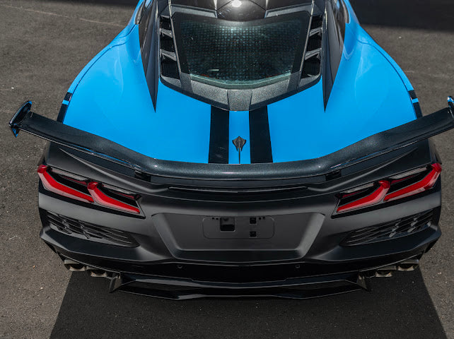 2020-PRESENT CORVETTE C8 STINGRAY & Z51 | Z06 CONVERSION REAR BUMPER & SPOILER KIT