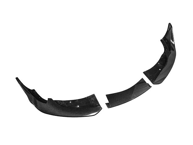 2020-Up Toyota GR Supra A90 A91 | A91 Package CARBON FIBER 3 Piece Front Bumper Lip Splitter Ground Effects