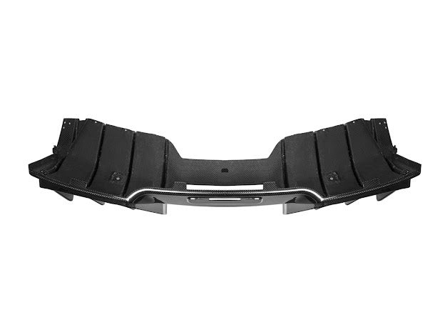 2014-2019 Corvette C7 Performance Track CARBON FIBER Rear Bumper Finned Diffuser