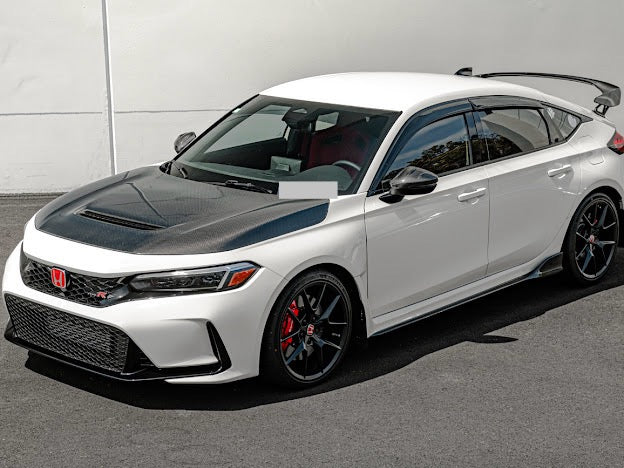 2022-UP HONDA CIVIC TYPE R | JDM STYLE CARBON FIBER SIDE SKIRTS ROCKER PANELS GROUND EFFECTS