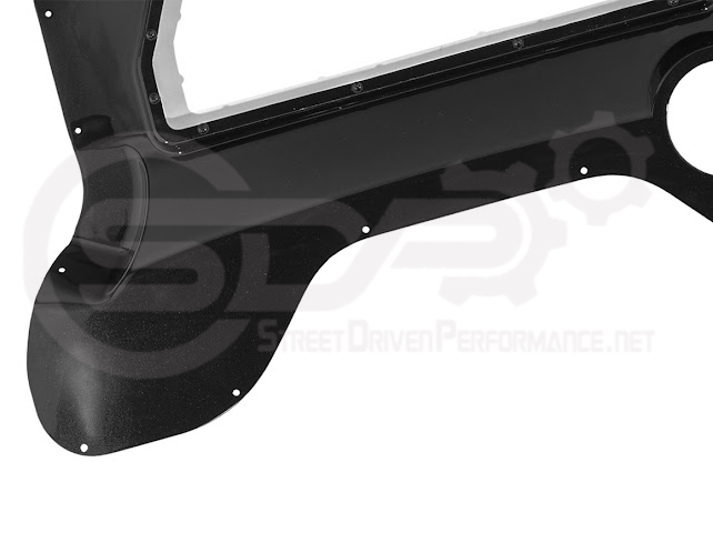 2024-PRESENT CORVETTE C8 CONVERTIBLE E-RAY| HTC EXPOSED ENGINE BAY PANEL COVER REPLACEMENT (CARBON FIBER / CARBON FLASH)