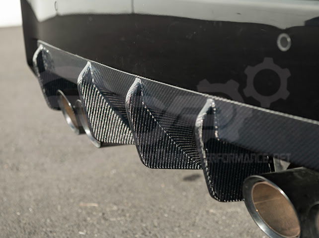 2023-UP BMW G87 M2 | M-SPORT PERFORMANCE V2 STYLE CARBON FIBER REAR BUMPER DIFFUSER