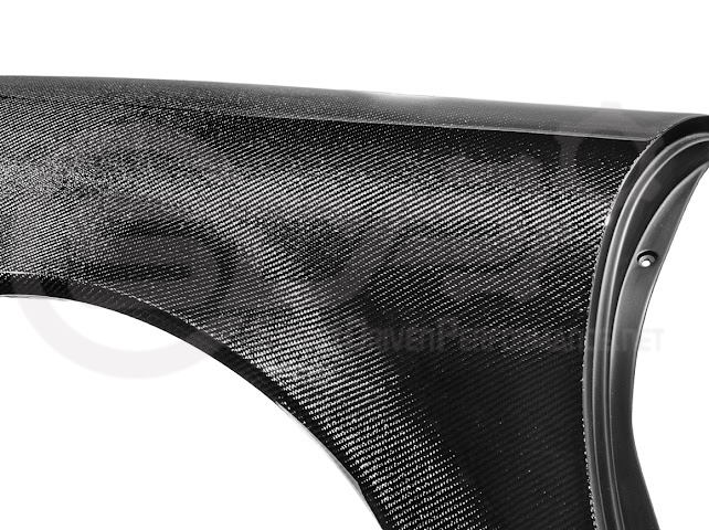 Factory style carbon fiber front and rear widebody fenders for 1997-2004 Chevrolet Corvette C5 hatchback by Street Driven Performance