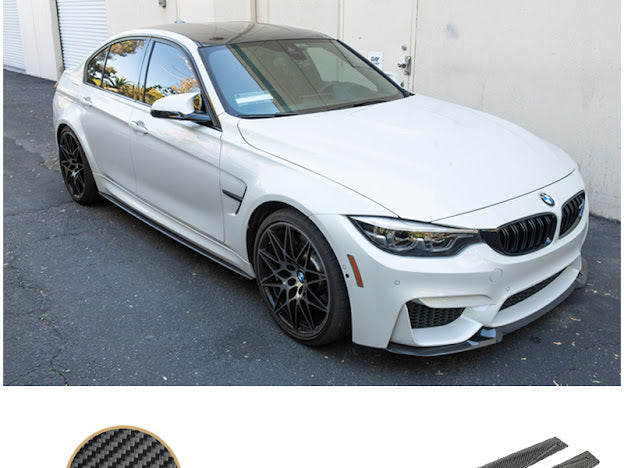 2014-2018 BMW F80 M3 | M-Performance Extended CARBON FIBER Side Skirts Extension Rocker Panel Ground Effects
